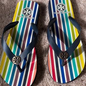 Tory Burch flip flops size 7